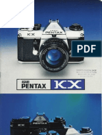 Pentax KX Film SLR Camera Brochure