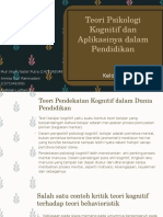 Teori Psikologi Kognitif Dan Aplikasinya Dalam Pendidikan [Autosaved]