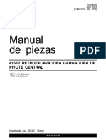 Manual de Partes Retro CAT 416F2 SBP6850