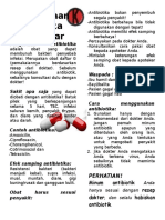 Leaflet Penggunaan Antibiotika Yang Benar