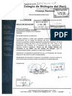 Proyecto de Ley Del Biólogo 2016