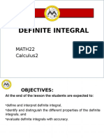 Lesson 3 Definite Integral
