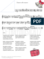 Partitura Campana Sobre Campana