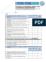 Formato Desempeño Laboral Administrativo