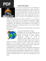 Aquecimento Global Texto Completo