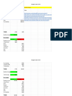 Budget-Caleb Smith - Sheet1