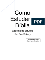 11.Caderno de Estudo Como Estudar a Biblia