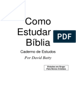 11.caderno de Estudo Como Estudar A Biblia