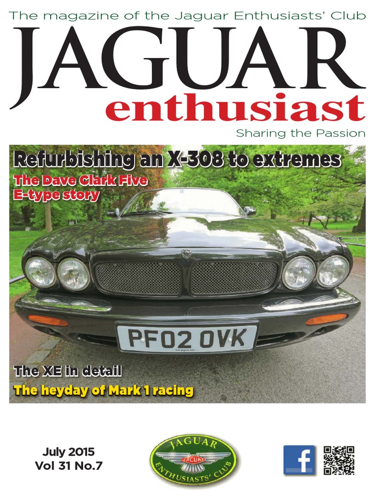 W0agm Jaguar Enthusiast July 2015, PDF, Insurance