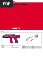 Download Hilti DX450 Nail Gun User Manual by daz7691 SN333033932 doc pdf