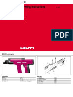 Hilti DX450 Nail Gun User Manual