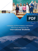 Admission Prospectus for International Students