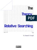 The Theory of Relative Searching v1.01