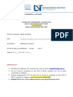 2 Formular Confirmare Cazare FEAA 2016