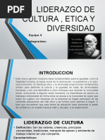 Liderazgo de Cultura , Etica y Diversidad