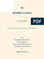 H.P. Blavatsky - Theosophical Glossary PDF