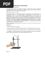 Conductividad de Las Soluciones