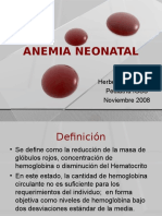 Anemia Neonal