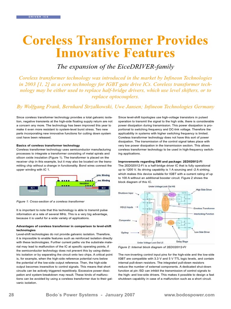 Infineon Coreless Transformer Bodo ART v1.0 en | PDF | Field Effect ...
