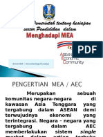 Sector Pendidikan Mengh. MEA (Juli 2016)