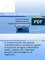 Balance Hidroelectroltico