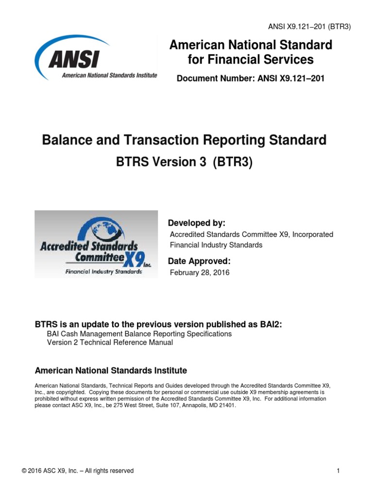 ANSIX9121201BTRSFormatGuideVersion3.pdf File Format Xml
