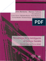 Tecnicas de Investigacion de Libro Catedra Meto I FCS