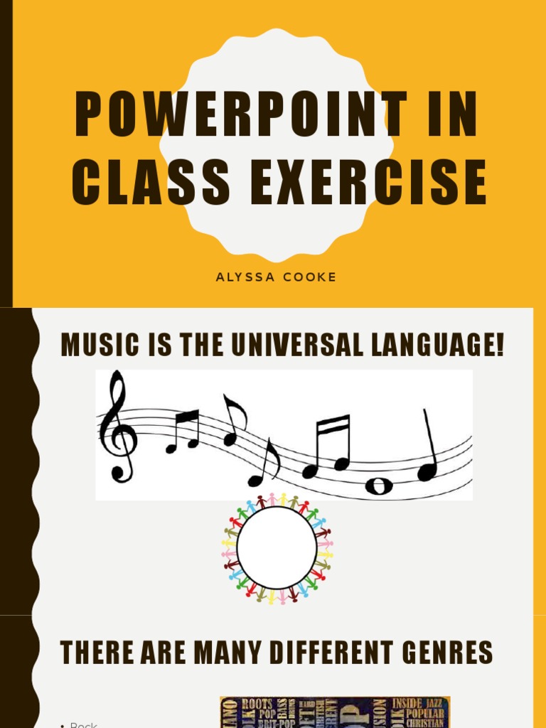 Powerpoint in Class Exercise | PDF | Art