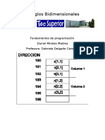 Arreglos Bidimensionales