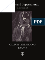 Strange and Supernatural:: Callum James Books July 2013