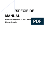 Manual de Preparación PSU Lenguaje