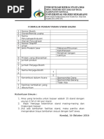 Form Penilaian Lomba Bazaar Jalan Sehat Bersama Perawat