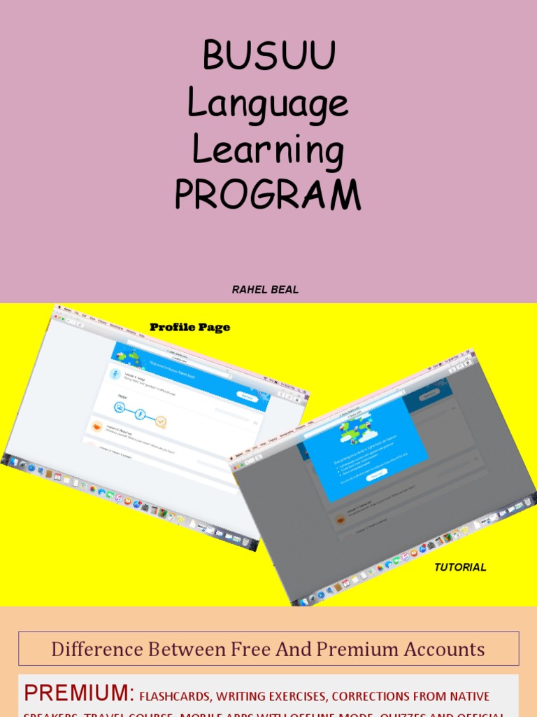 Busuu Free vs Premium Features Explained PDF