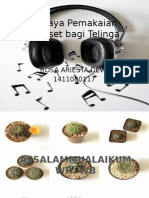 Bahaya Pemakaian Headset Bagi Telinga Dan Otak