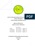 Kerangka Proposal PKM GT 2016