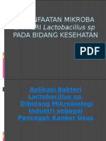 Kuliah 1 Lanjutan mikroba di gunakan di dunia kesehatan.ppt