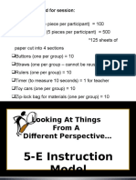 5E Presentation For New Teacher