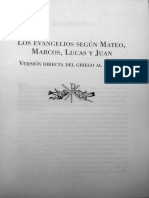 Evangelio Según Mateo (Ernesto de La Peña, TR Directa Del Griego + Notas)
