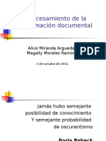 Procesamiento de La Información Documental