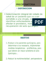 Valoración Preoperatoria