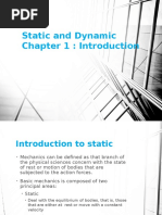 Static and Dynamic Chapter 1: Introduction