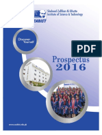 SZABIST Prospectus 2016-17 Programs & Admissions/TITLE