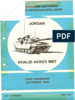 Khalid 4030 - 2 MBT User Handbook - Part 1 of 3 - Automotive Systems - ROF WFV Group HQ Leeds (Dec. 80)