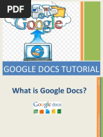 Google Docs Tutorial