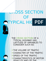 Cross Section of Typical Highway