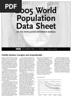 2005 World Population Data Sheet: of The Population Reference Bureau