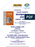 2009presentazione Dossier Statistico Immigrazione