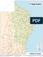 Mapa Rodoviário Nordeste PDF