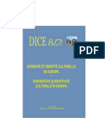 Diversité et Identité Culturelle en Europe (DICE) 08.2 (ABSTRACTS)