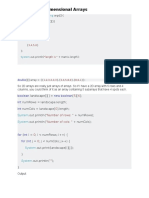 Accessing 2 Dimensional Arrays